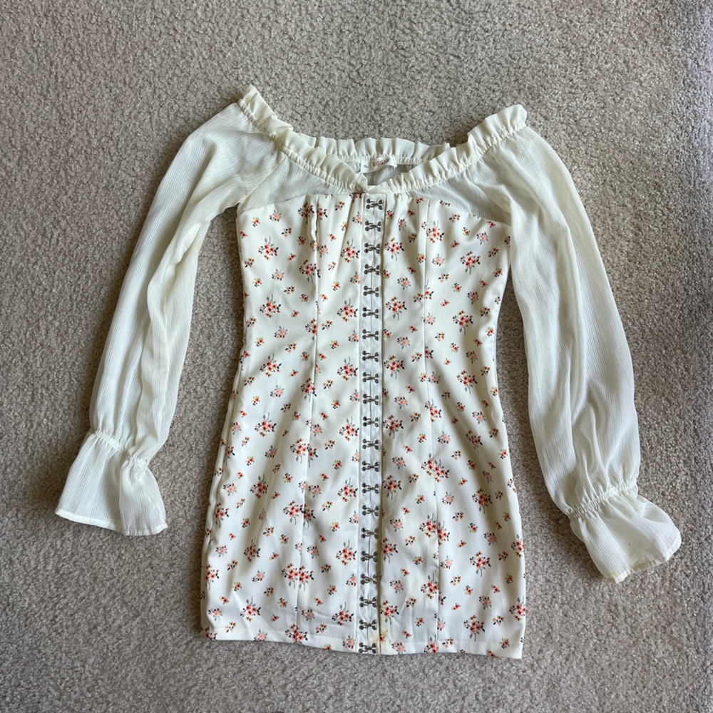Eggy Gretel Mini Floral Dress
